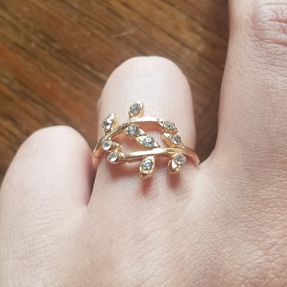 NWOT Gold Leaf / Firn Ring size 5.75 - Picture 7 of 12